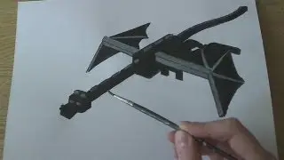 How to Draw/Paint Enderdragon - Minecraft EXCLUSIVE