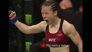 When Zhang Weili destroyed Andrade in her hometown