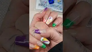 🏝💅 Neon Summer Nails and playing with chains. ⛓️🤩