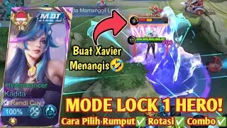 KADITA MODE LOCK XAVIER SAMPE FEEDER!🤣 KADITA AGRESIF GAMEPLAY | BUILD KADITA TERSAKIT 2024 - MLBB