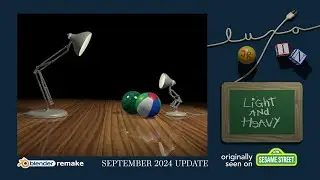 Luxo Jr. in "Light and Heavy" - Blender Remake (September 2024 Update)