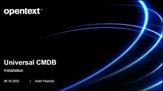 Universal CMDB: Installation