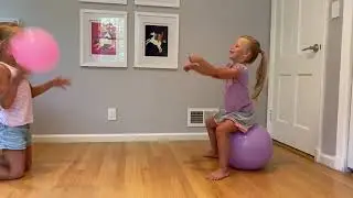 Gross motor activities toddler/ preschooler pediatric physical therapy telehealth (dynamic balance)