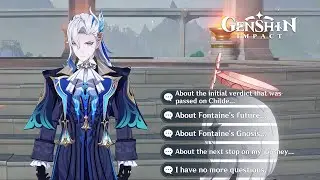 Neuvillette Answers Questions after 4.2 Archon Quest | Genshin Impact 4.2