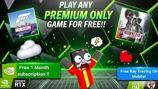 Geforce now Cloud Gaming Giving 1month of Free Membership And here's how you can get it !!😱🧐🌥