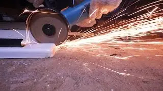 💥 Резка болгаркой в замедленном действии... слоу мо с искорками 💥