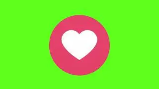 Facebook Like animation | Like animation | green screen