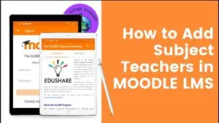 How to Add Subject Teachers in MOODLE LMS