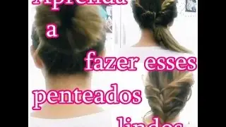 3 penteados de cabelo super facies para o natal ou dia a dia - Ketty Maillo