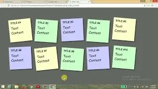 STICKY-NOTES ANIMATION (PURE CSS)