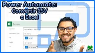 Power Automate: Convertir CSV a Excel 😎