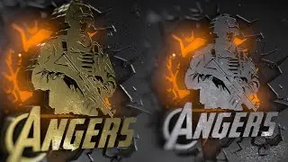 Action 3D Logo Reveal | Silver and Gold version