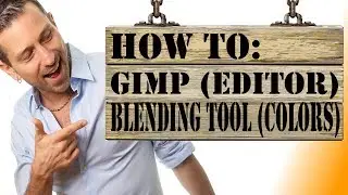 Gimp Tutorial: How To Use Blend tool (ie: Gradient Tool) With Gimp