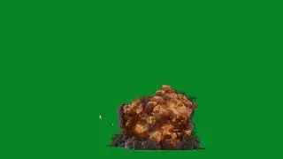 Bomb blast green screen video || bomb blast vfx || bomb blast cgi