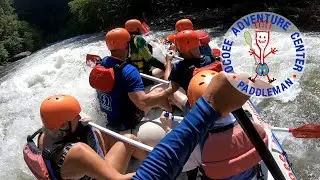 Rafting the Big Splash of Double Trouble on the Middle Ocoee with OAC