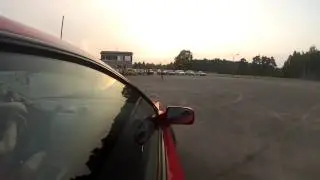 Асфальтовый дрифт на дощечках