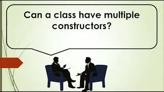 Can a class have multiple constructors