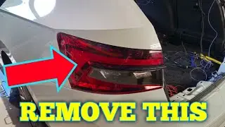 skoda superb or octavia 4 vw passat rear light removal guide