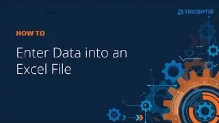How To: Enter Data in an Excel File