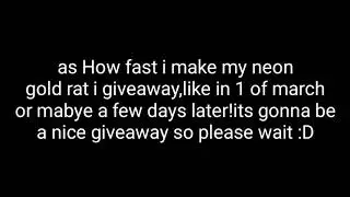 Giveaway date changed!😊