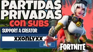PARTIDAS PRIVADAS DIRECTO CON SUBS - FORTNITE 
