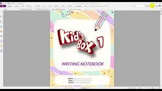 Tap viet writing Kid box level 1 ban 2ed updated