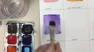Watercolor Techniques: Blotting