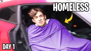LIVING HOMELESS IN MY GTR for 30 DAYS (DAY 1)