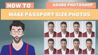 How To Make Passport Size Photos In Adobe Photoshop ? Lecture No 06