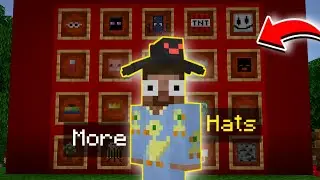Hats Accessories Add-on MCPE || More Hats Add-on MCPE/MCBE 1.16+