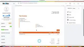 Make a Carpet Service Cleaning Invoice-PDF