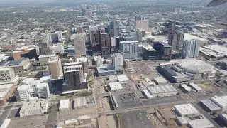 Идеальная посадка самолёта в Phoenix, AZ