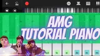 Amg - tutorial piano🎹 Natanael Cano gabito ballesteros & peso pluma 🤩