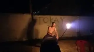 Фаер шоу в tokay gym