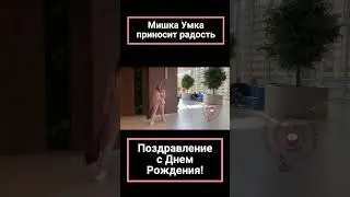 Поздравление с Днем рождения #umka #Умка #dance #umkarostov #мишкаумка #амиго #мишканапраздник
