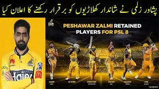 PSL 2023 Peshawar Zalmi Retained players