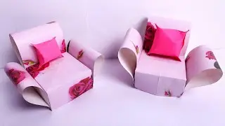 DIY Origami Sofa | How To Make a Paper Sofa | DIY Miniature Sofa | Easy Paper Craft