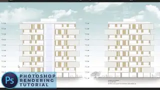 [Easy] Elevation Rendering Photoshop Tutorial