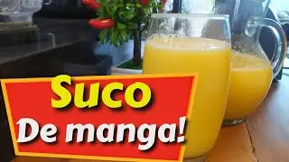 How to make NATURAL MANGO JUICE | Natural fruit juices | Mango juice in the blender