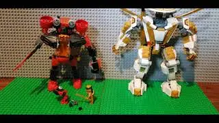 Lego Mech Battle Lloyd Vs Furo