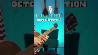 Undertale DETERMINATION Ukulele Tutorial
