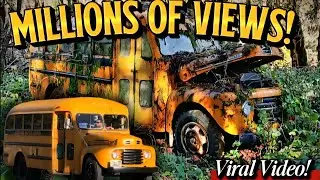 How Much Money $ Does YouTube Pay For A Million Views? Abandoned Bus Goes Viral Plus New History!