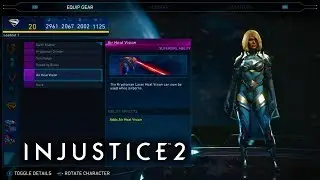 Injustice 2 - All Supergirl Abilities! (Showcase)