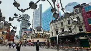 [4K] City of London | Moorgate | Walking Tour