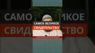 Самое великое свидетельство || Абу Умар Ас-Сыям