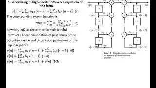 Lec 21 DSP  BLOCK DIAGRAM REPRESENTATION OF LCCDE & Signal Flow graph representation