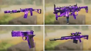 Aether Crystal camo on every weapon in codm| New camo in codm | Codm season 6 test server