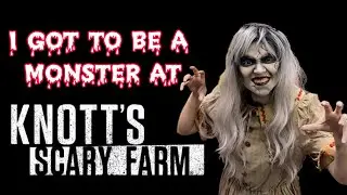 Knotts Scary Farm Monster Transformation! I get to be a MONSTER!