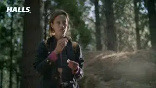 ¡Recárgate con el poder de un respiro Halls!