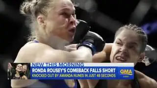 Ronda Rousey's Return Ends With 48 Second Knockout
